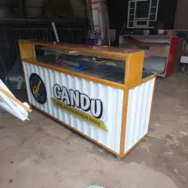 Meja multifungsi .meja kasir .meja saji .meja jualan