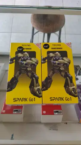 (BERMINAT BISA WA) Tecno Spark Go 1 4/64 baru garansi resmi 1 tahun