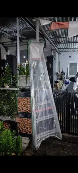 Tangga lipat alminium tebal