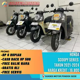 FREE BALIK NAMA, DP 0 RUPIAH DAN CASH BACK 500 RIBU SCOOPY SERIES 2024