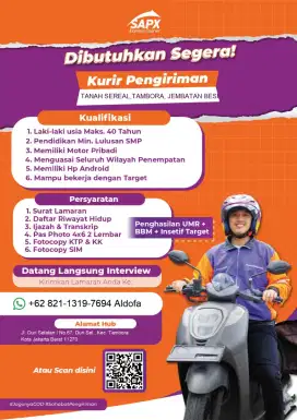 KURIR DELIVERY DAN PICKUP