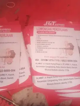 LOWONGAN KERJA KURIR J&T