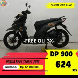 JUAL CEPAT HONDA BEAT STREET TAHUN 2019 CASH KREDIT SEKEN BERGARANSI