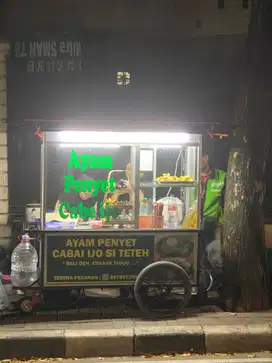 Jual Gerobak Ayam Penyet