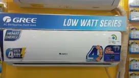 Ac Gree 1/2 pk low watt hemat listrik 325 watt