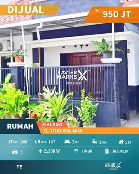 e069 Rumah Minimalis Murah Selangkah dari Terminal Arjosari dan VDC