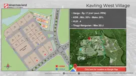 Kavling Komersial West Village Siap Bangun Bebas Banjir di BSD City