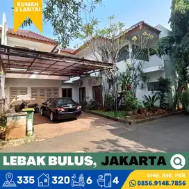 Rumah dijual Murah, Luas ada kolam renang Lebak Bulus, Cilandak JakSel