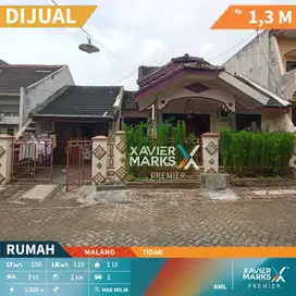Dijual Rumah Tidar Malang Strategis Bangunan Terawat