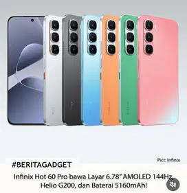 New Hot 60 Pro Layar 1.5k