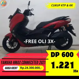 DP PROMO 600RB YAMAHA NMAX CONNECTED 2021 ANGSURAN TERJANGKAU KTP KK