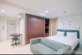 dijual cepat apartemen full furnish view  pool di summarecon bekasi