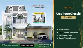 Rumah Mewah Gamping 3 Lantai Ala Sultan belakang rest area