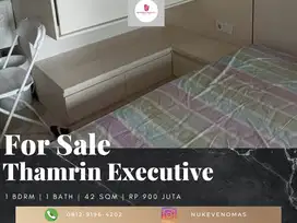 Dijual Apartement Thamrin Executive 1BR Full Furnished Lantai Sedang