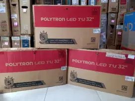 Ready stock Tv LED Polytron 32in sudah digital bekas seperti baru