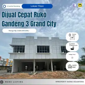 Dijual CepatRuko Gandeng 3 Grand City - Tiban