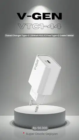 V-GEN VTC1-44 Travel Charger