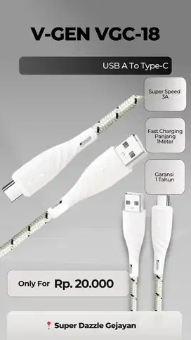 V-GEN VGC-18 USB A TO TYPE-C