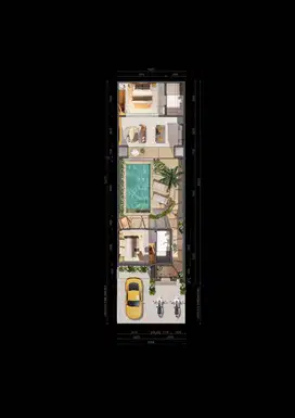 For Rent Leasehold Brand New Villa 2 BR At Gunung Salak Seminyak