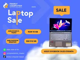 ASUS OLED E1504FA RYZEN 5-7520U|16GB|SSD 512GB|GRANSI RESMI OKT 2026|O