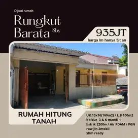 Rumah hitung tanah di Rungkut selangkah ke MERR