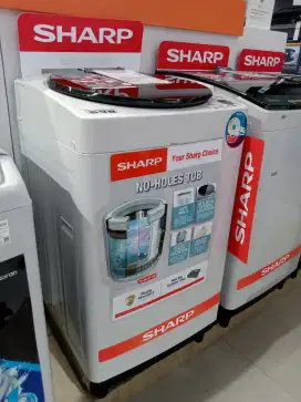 Mesin cuci Sharp top loading 10.5Kg