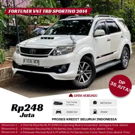 TOYOTA PORTUNER TRD VNT 2.5 AT PUTIH 2014