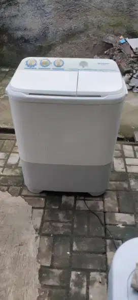 mesin cuci sharp 2 tabung