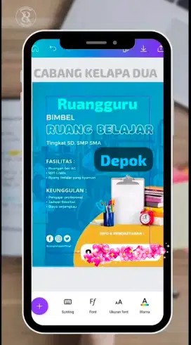 Bimbel online/offline at ruang guru