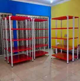 Rak siku besi 5 susun serbaguna