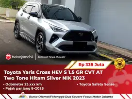 [ PAJAK PANJANG ] Toyota Yaris Cross HEV S 1.5 GR AT Silver 2023 2024