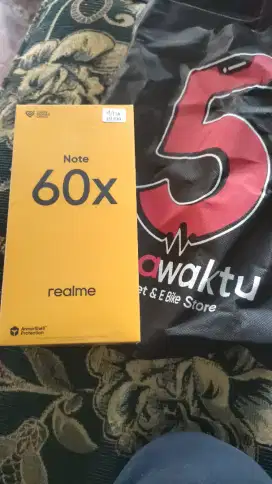Realme note 60x ram 4+8 rom 64 battre besar