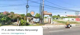 DIJUAL TANAH DAERAH KOTA BANYUWANGI LOKASI STRATEGIS TENGAH KOTA