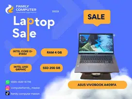 ASUS A409F COREI3-8145U RAM 4GB SSD 256GB LIKE NEW-GARANSI-SIAP PAKAI