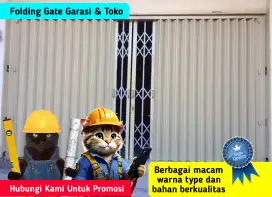 Pintu Garasi dan Toko Folding Gate Berkualitas Harga Promosi