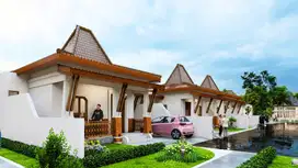 Rumah Mewah Harga Termurah di Klaten Kota, Model Etnik Modern.