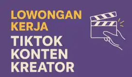 Loker part time Sabtu buat video konten jualan untuk di tiktok