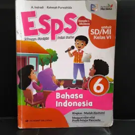 Buku Bahasa Indonesia ESPS utk SD kelas VI Erlangga preloved