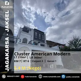 Dijual Rumah Cluster American Classic Modern Private Pool di Jagakarsa