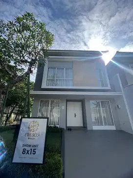 DIJUAL RUMAH CONTOH FRESCO UKURAN 8x15