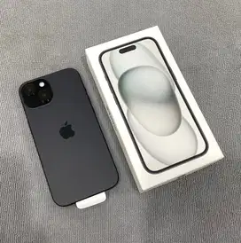 iPhone 15 128GB Black iBox garansi on mulus