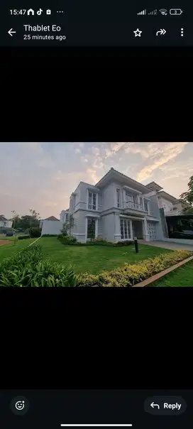 Di Jual Rumah Langka Mewah Alicante tipe Granada Gading Serpong