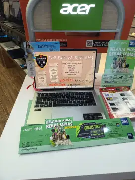 KREDIT LAPTOP ACER SWIFT GO PAKE PROMO BUNGA SPESIAL O% HOME CREDIT