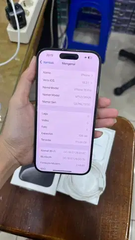 SECOND IPHONE 15 PRO 128GB EX IBOX BATTERAI HEALTHY 89%