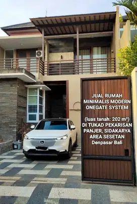 Jual RUMAH semi furnish di TUKAD PEKARISAN  panjer dkt RENON Denpasar