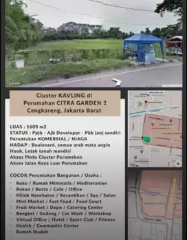 Dijual kav citra garden 2