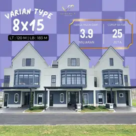 VP - Dijual Rumah Louise Summarecon Serpong Tipe 8x15