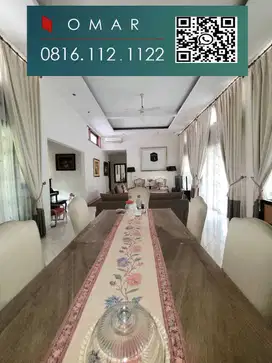 Rumah halaman luas siap dibangun kolam renang di senayan bintaro