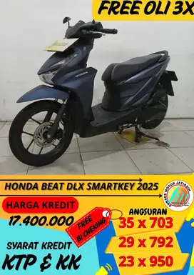 HONDA BEAT DLX SMARTKEY 2025 bisa cash dan kredit