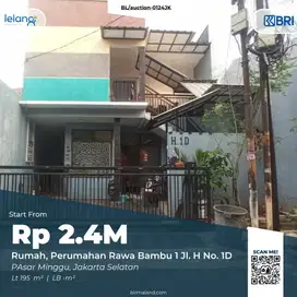 Rumah Dijual, Perum Rawa Bambu, Pasar Minggu, Jakarta Selatan